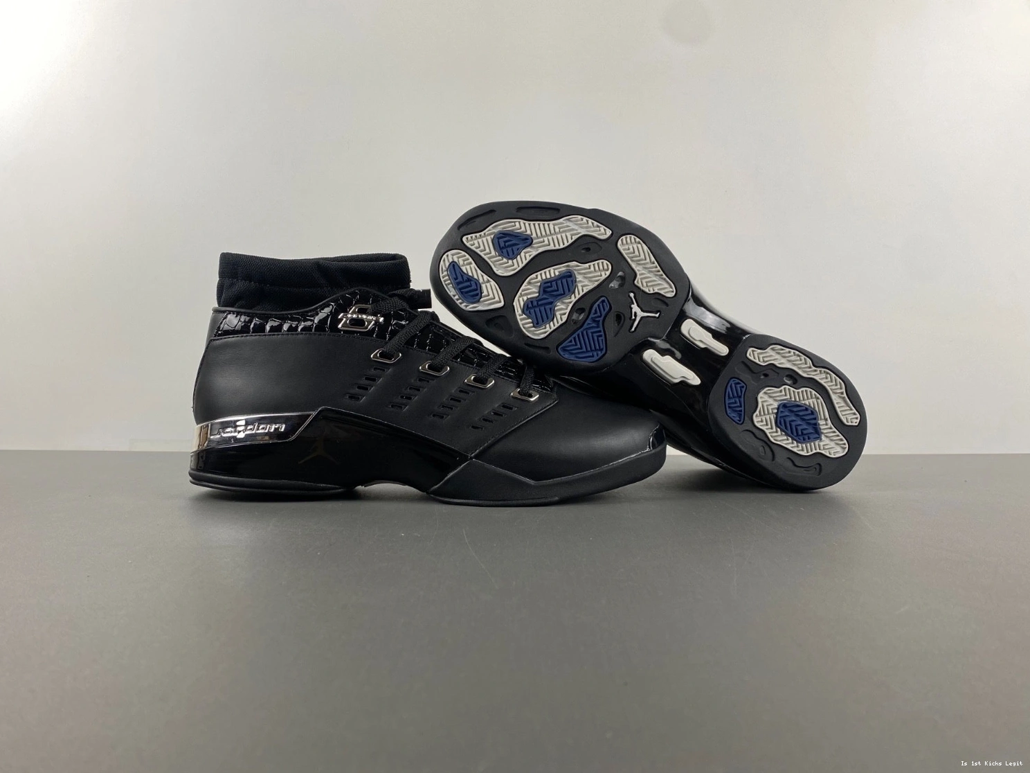 'Black Chrome' OG Low Air 303891-004 Jordan 17 1025